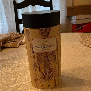 Cavallini & Co. Skeletal System Vintage Puzzle Vintage Puzzle 1000 Piece EUC